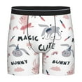 thumbnail image 1 of Sigee Cute Magic Bunny for Men's Boxer Briefs,Moisture Wicking and Breathable Medium, 1 of 9