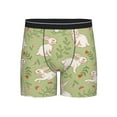 thumbnail image 1 of Sigee Cute Rabbit And Flower for Men's Boxer Briefs,Moisture Wicking and Breathable X-Large, 1 of 9