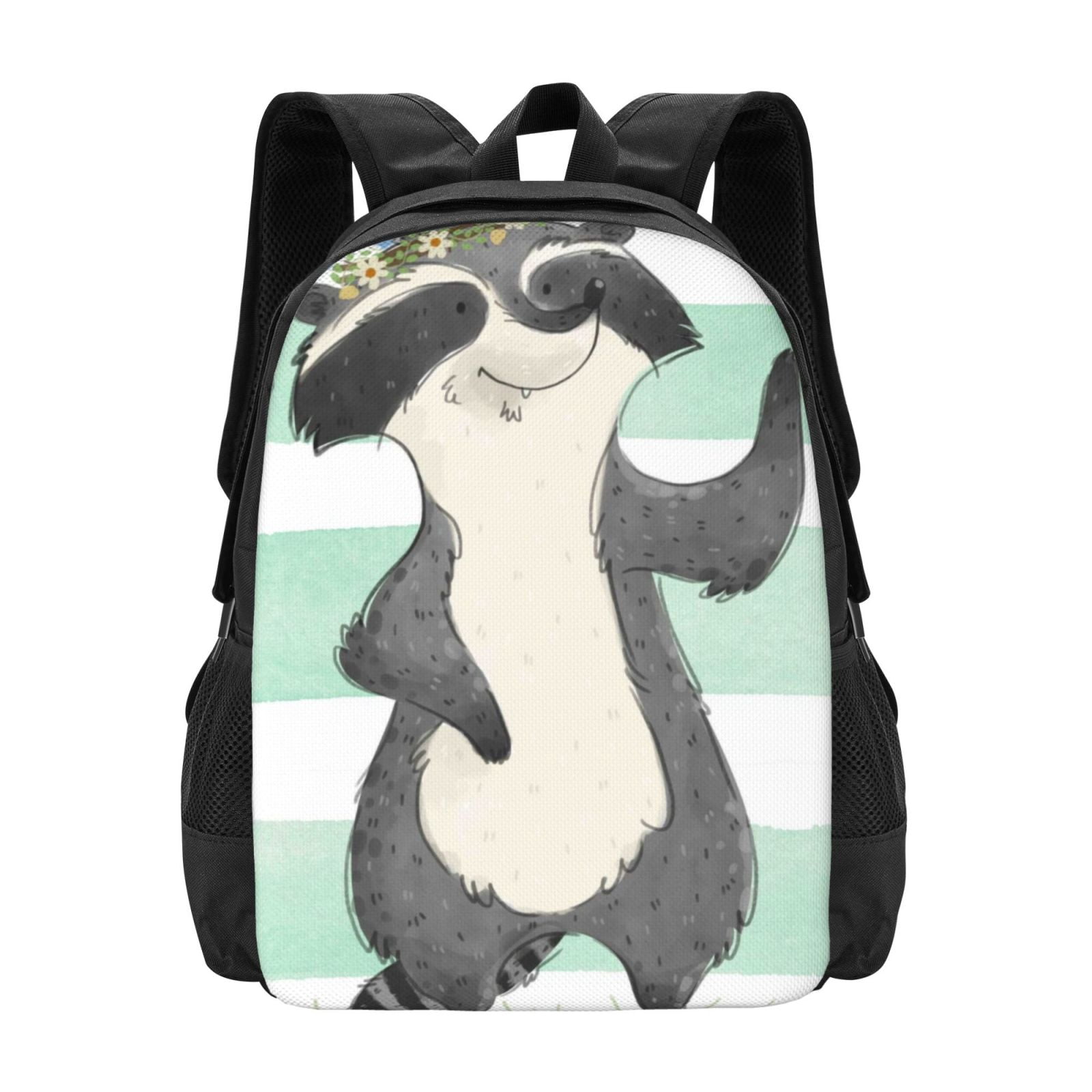 Cute Racoon Backpack Sigee Cute Raccoon for Simple large capacity backpack Travel Laptop ...