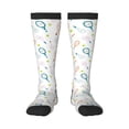 thumbnail image 1 of Sigee Cute Tennis Rackets for Socks for Men Women Socks Stocking Compression Socks, 1 of 6