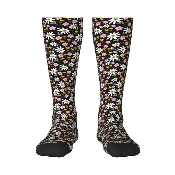 Sigee Daisies Flowers for Socks for Men Women Gifts for Him Boyfriend Teenage Boys Stocking Stuffers