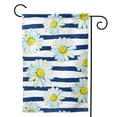 thumbnail image 1 of Sigee Daisy Striped Nautical for Live Happy Decorative Small Garden Flag,Double Sided Yard Flags Holiday Garden Flags for All Seasons, 1 of 9