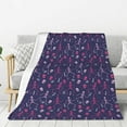 thumbnail image 1 of Sigee Dance Skull Star for Flannel Blanket - Ultra-Soft, Warm and Cozy, Perfect for Couch, Bed, or Travel-60"x50", 1 of 6