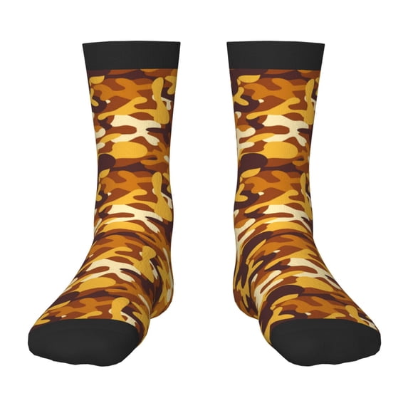 Sigee Desert Camouflage for Premium Children's Socks Unisex School Kids Boys Girls,Soft and Comfy Kids' Socks