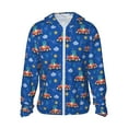 thumbnail image 1 of Sigee Dinosaur Driving Print UPF50+ Men's Sun Protection Hoodie Shirt SPF UV Shirt Long Sleeve Fishing Outdoor Lightweight, S-3XL, 1 of 9