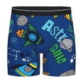 thumbnail image 1 of Sigee Dinosaur In Space for Men's Boxer Briefs,Moisture Wicking and Breathable Small, 1 of 9
