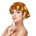 thumbnail image 1 of Sigee Dinosaurs and Leaves for Hair Wrap Adjustable Sleep Cap for Hair Protection and Comfort, Adjustable Night Cap for Women, 1 of 6