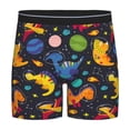 thumbnail image 1 of Sigee Dinosaurs in Space for Men's Boxer Briefs,Moisture Wicking and Breathable Small, 1 of 9