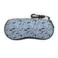 Sigee Dolphins for Soft Eyeglass Cases for Women and Men Zipper