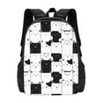 thumbnail image 1 of Sigee Doodle Cute Cat for Simple large capacity backpack Travel Laptop Backpack, Business for Travel and Daily Use, 1 of 9