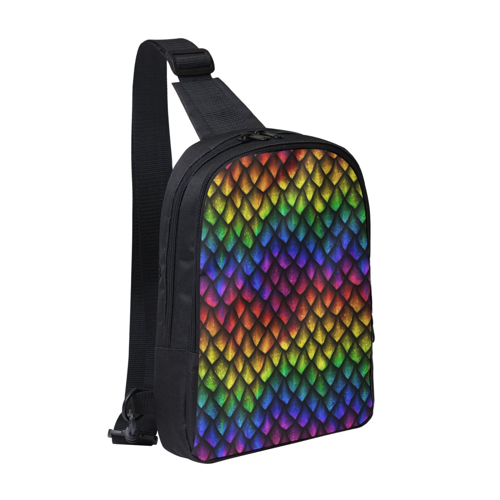 Sigee Dragon Scales for Dual Pocket Sling Backpack Hiking Daypack ...