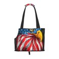 Sigee Eagle Head With American Flag for Pet Carrier Bag for Puppy with