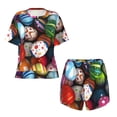 thumbnail image 1 of Sigee Easter Egg for Sleepwear Casual Pjs with Pockets Women's Pajamas Sets Shorts 2 Piece Short Sleeve Lounge Sets XX-Large, 1 of 1