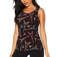 thumbnail image 1 of Sigee Eiffel Tower for Women's Workout Tank Top,Running Tank Tops,Sleeveless Gym ClothesLarge, 1 of 8