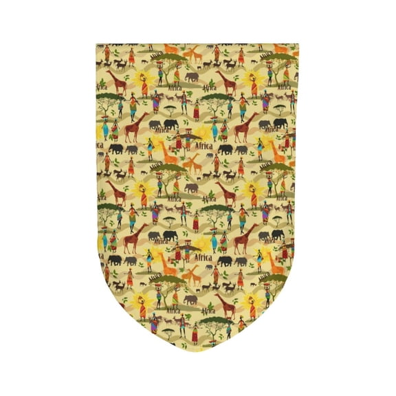 Sigee Ethnic African Printed Flag12.5 * 18in Outdoor Yard Flags For Garden Decor