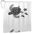 thumbnail image 1 of Sigee Family Of Sea Turtles for Waterproof Fabric Shower Curtain 72" W x 72" H for Bathroom Shower Curtain, 1 of 5