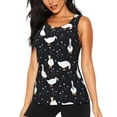 thumbnail image 1 of Sigee Fashionable Goose for Women's Workout Tank Top,Running Tank Tops,Sleeveless Gym ClothesLarge, 1 of 8