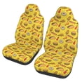 thumbnail image 1 of Sigee Fast Food 1 for Universal Car Seat Covers, Premium Car Seat Protector Set for Cars, SUVs, Trucks, 1 of 7