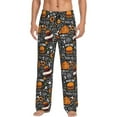 thumbnail image 1 of Sigee Fastfood 1 print Men's Pajama Pants Lounge Sleep Bottoms with Elastic Waistband and Pockets-Medium, 1 of 6