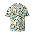 thumbnail image 1 of Sigee Fathers day Print Men's Shirts Casual Button Down Short Sleeve Summer Beach Shirt Hawaiian Vacation Shirts Tee Shirt-3X-Large, 1 of 7