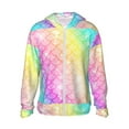 thumbnail image 1 of Sigee Fish Scale Print UPF50+ Men's Sun Protection Hoodie Shirt SPF UV Shirt Long Sleeve Fishing Outdoor Lightweight, S-3XL, 1 of 9