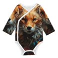thumbnail image 1 of Sigee Floral Fox for Baby Unisex Baby Cotton Long-Sleeve Bodysuits Soft Cotton, Breathable-2 Years, 1 of 6