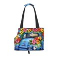 Sigee Floral Truck for Pet Carrier Bag for Puppy with Pockets