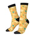 thumbnail image 1 of Sigee Flowe Chicken for Contrast Design Soft Moisture-Wicking Socks Crew Casual Athletic Stretchy Loose Middle Tube Socks, 1 of 6