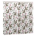 thumbnail image 1 of Sigee Flowe Rooster for Waterproof Fabric Shower Curtain 72" W x 72" H for Bathroom Shower Curtain, 1 of 5