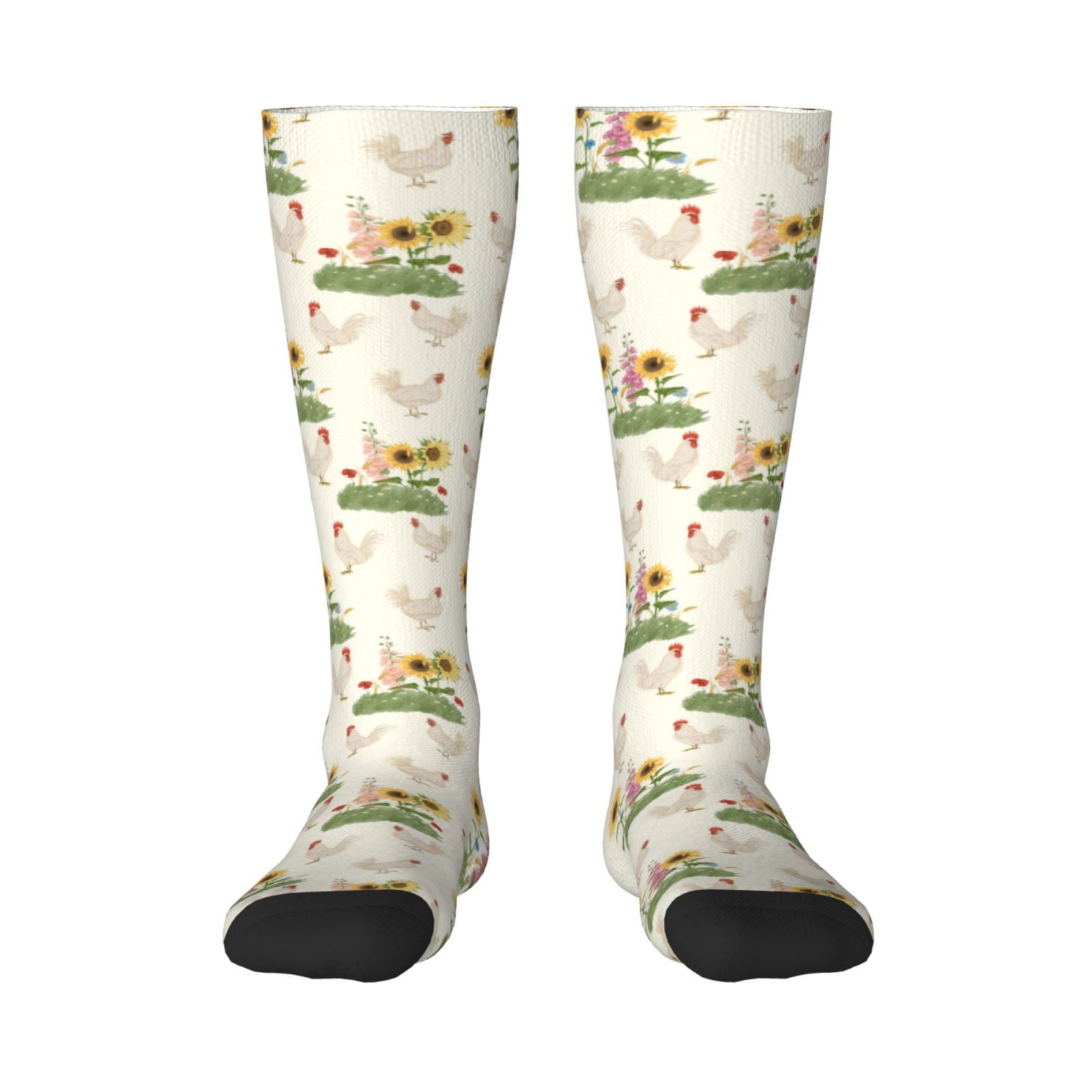 Sigee Flowers And Hens for Socks for Men Women Socks Stocking