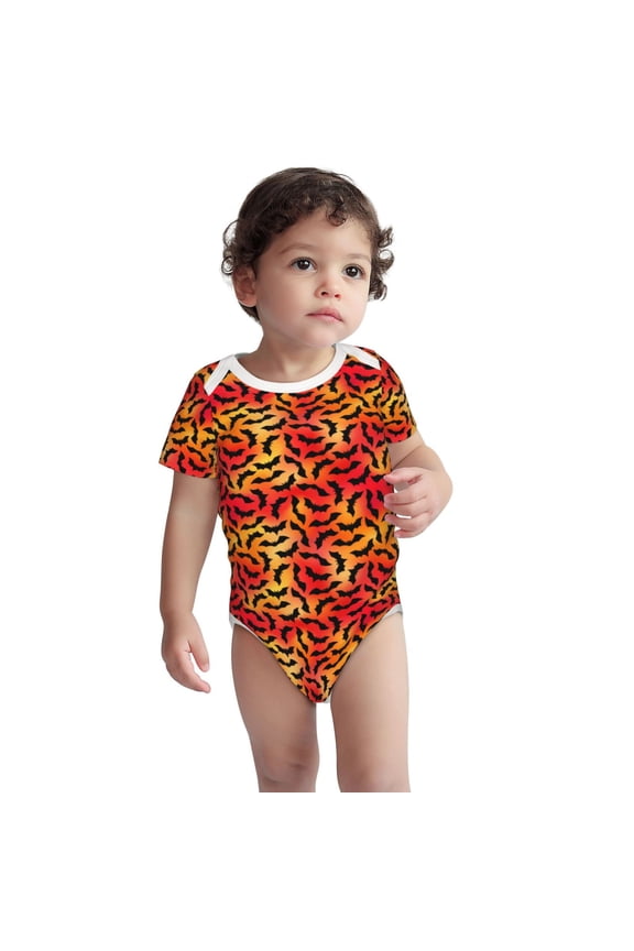 Flying Black Bat for Baby Unisex Baby Cotton Short-Sleeve Bodysuits Soft Cotton, Breathable-3 Months