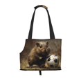 Sigee Football Loving Hamster for Pet Carrier Bag for Puppy with