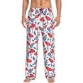 thumbnail image 1 of Sigee Forest Mushrooms1 print Men's Pajama Pants Lounge Sleep Bottoms with Elastic Waistband and Pockets-Small, 1 of 6