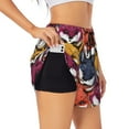 thumbnail image 1 of Sigee Fox Face for Women's Athletic Shorts High Waisted Running Shorts Pocket Sporty Short Gym Elastic Workout ShortsSmall, 1 of 9