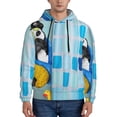 thumbnail image 1 of Sigee French Bulldog Dog in a Bathtub for Men's Pullover Hoodie Sweatshirts Adult Casual Long Sleeve Sweatshirts ,Sizes S-4XL-Large, 1 of 7