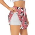 thumbnail image 1 of Sigee French Bulldog Face for Women's Athletic Shorts High Waisted Running Shorts Pocket Sporty Short Gym Elastic Workout ShortsSmall, 1 of 9