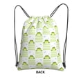 thumbnail image 1 of Sigee Frogs and Dragonflies for Drawstring Zipper Backpack ,Waterproof, Durable, Lightweight Gym Bag for Sports, 1 of 5