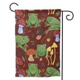 thumbnail image 1 of Sigee Frogs and Mushrooms for Live Happy Decorative Small Garden Flag,Double Sided Yard Flags Holiday Garden Flags for All Seasons, 1 of 9