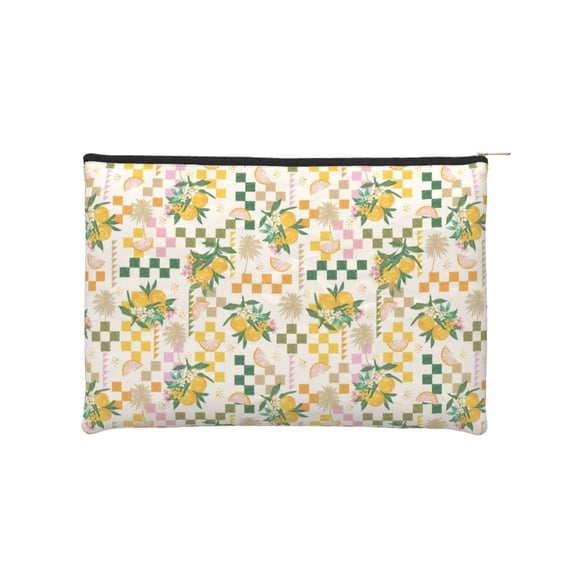 Sigee Fruit for Multipurpose Zipper Pouch Paper Reusable Cosmetic bag for Purse Water Resistant Gift