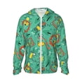 thumbnail image 1 of Sigee Funny Animals in Jungle Print UPF50+ Men's Sun Protection Hoodie Shirt SPF UV Shirt Long Sleeve Fishing Outdoor Lightweight, S-3XL, 1 of 9
