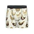thumbnail image 1 of Sigee Funny Chicken for Men's Boxer Briefs,Moisture Wicking and Breathable Medium, 1 of 1