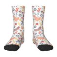 thumbnail image 1 of Sigee Funny Chicken for Premium Children's Socks Unisex School Kids Boys Girls,Soft and Comfy Kids' Socks, 1 of 5