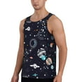 thumbnail image 1 of Sigee Galaxy2 for Men's Workout Tank Top, Athletic Gym Sleeveless Shirt - Quick Dry, Lightweight, Breathable 3X-Large, 1 of 9