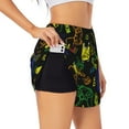 thumbnail image 1 of Sigee Game Play for Women's Athletic Shorts High Waisted Running Shorts Pocket Sporty Short Gym Elastic Workout ShortsX-Large, 1 of 9