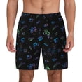 thumbnail image 1 of Sigee Gamepads Print Mens Swim Trunks with Compression Liner Quick Dry Swim Stretch Beach Shorts with Pockets,S-3XL, 1 of 7