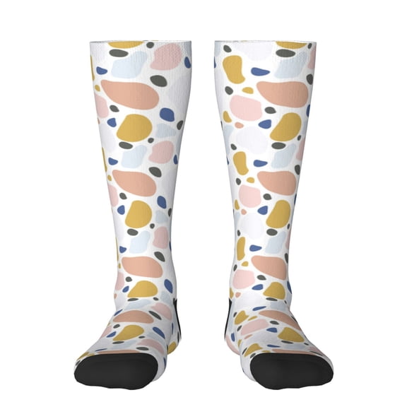 Sigee Geometric Spots for Socks for Men Women Gifts for Him Boyfriend Teenage Boys Stocking Stuffers