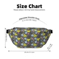thumbnail image 1 of Sigee Geometric for Multi-functional Belt Bag for Men and Women With Adjustable Strap For Travel Running Hiking, 1 of 8