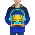 thumbnail image 1 of Sigee Geometry Dash (29) for Boys and Girls Youth Hoodie Kids Clothes Boys' Fashion Sweatshirts Small, 1 of 6