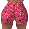 thumbnail image 1 of Sigee German Shepherd Dog Print Women's High Waist Workout Shorts - Squat Proof, Tummy Control, Yoga and Gym Activewear-Medium, 1 of 9