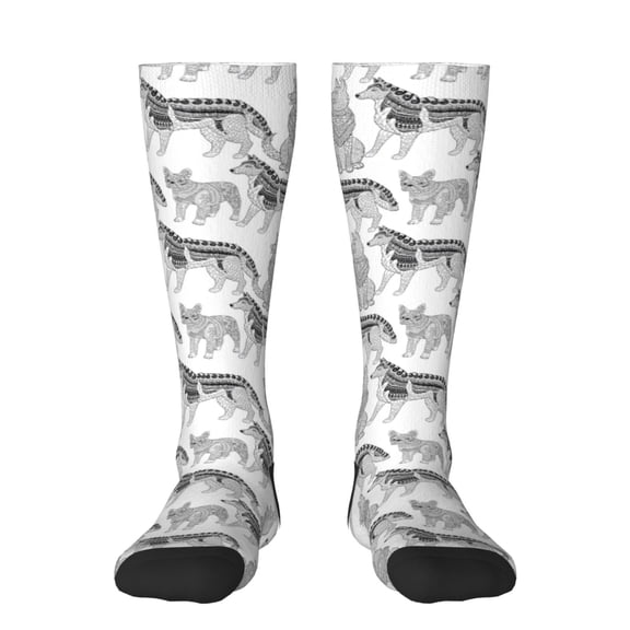 Sigee German Shepherd Dog for Socks for Men Women Gifts for Him Boyfriend Teenage Boys Stocking Stuffers